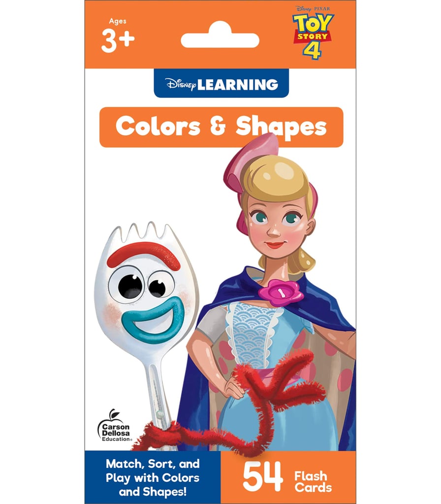 Disney Learning – Colours and Shapes Flash Cards, Toy Story 4, Ages 3+