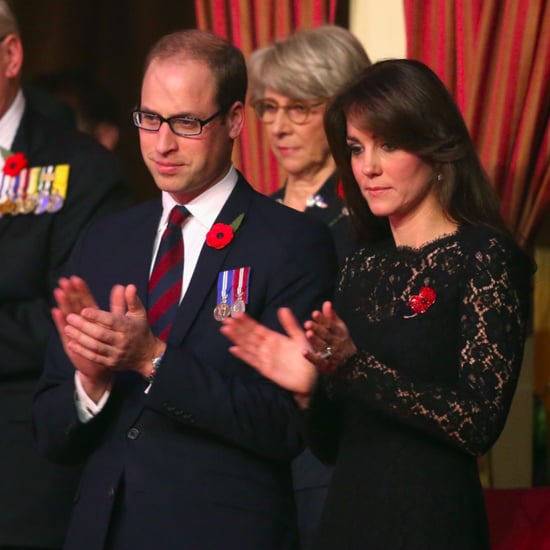 Prince William and Kate Middleton on Remembrance Day 2015