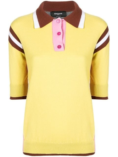 Rochas Knitted Polo Shirt
