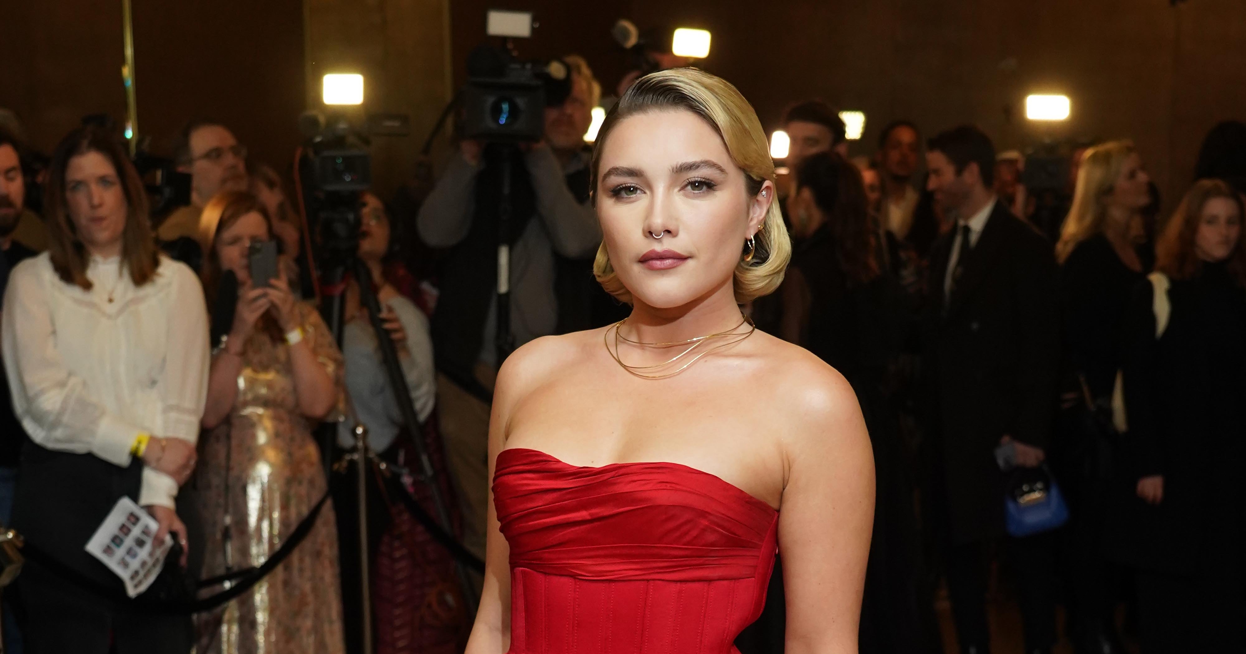 Florence Pugh&rsquo;s Robert Wun Dress Critics&rsquo; Circle Film Awards | PS Fashion