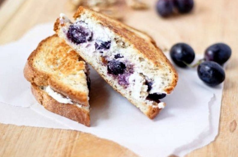 Grape and Goat Cheese Grilled Sandwich