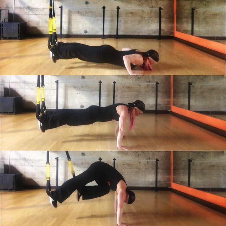 Circuit 4: Push-Up to Knee Pull