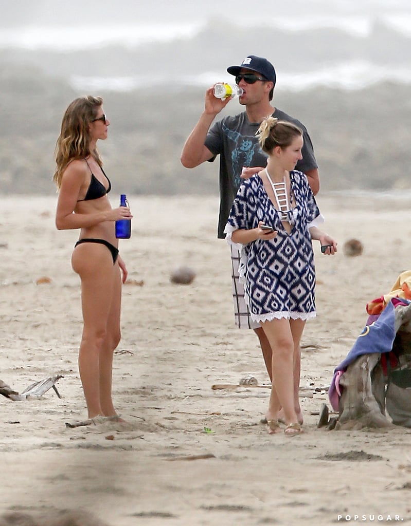 Tom Brady and Gisele Bundchen in Costa Rica Pictures