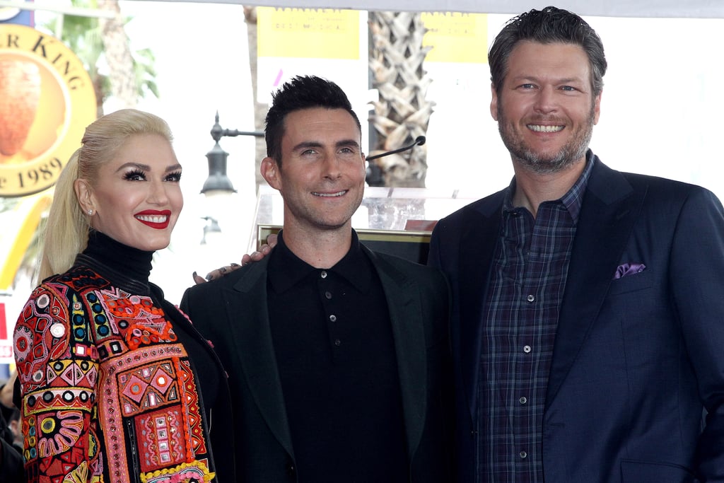 Gwen Stefani and Blake Shelton Hollywood Walk of Fame 2017