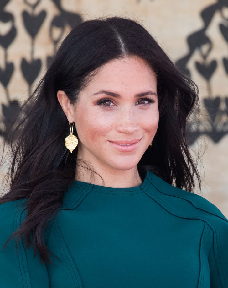 Meghan's Gold Leaf Earrings | Meghan Markle's Jewelry 2018 | POPSUGAR ...