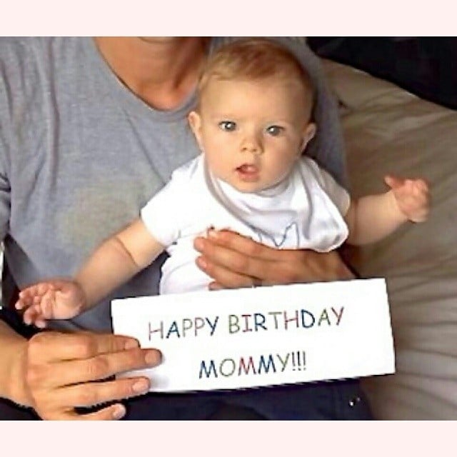 Josh Duhamel and his son, Axl, wished Fergie a happy birthday in the sweetest way.
Source: Instagram user joshduhamel