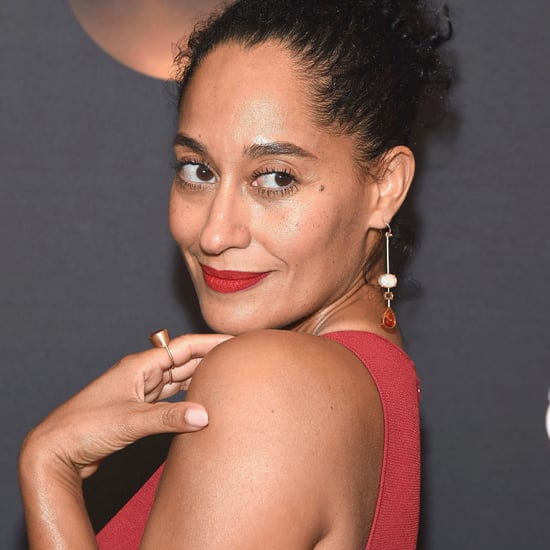 Tracee Ellis Ross Wears Red Lipstick to the Gym