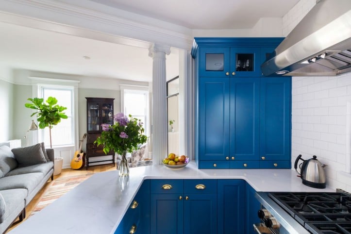 Blue Kitchens 
