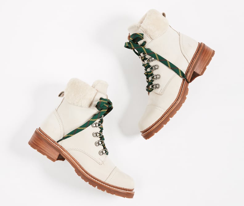 Frye samantha hiker ivory top