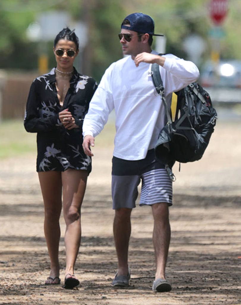 Zac Efron and Sami Miro in Hawaii 2015 | Pictures