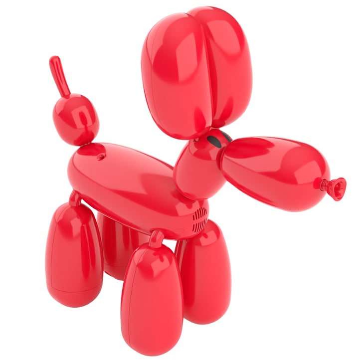 balloon dog stuffed animal