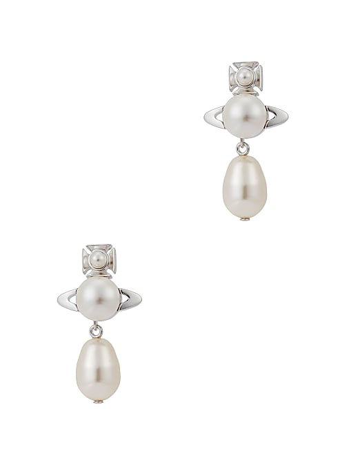 Vivienne Westwood Inass Pearl Earrings - Gold