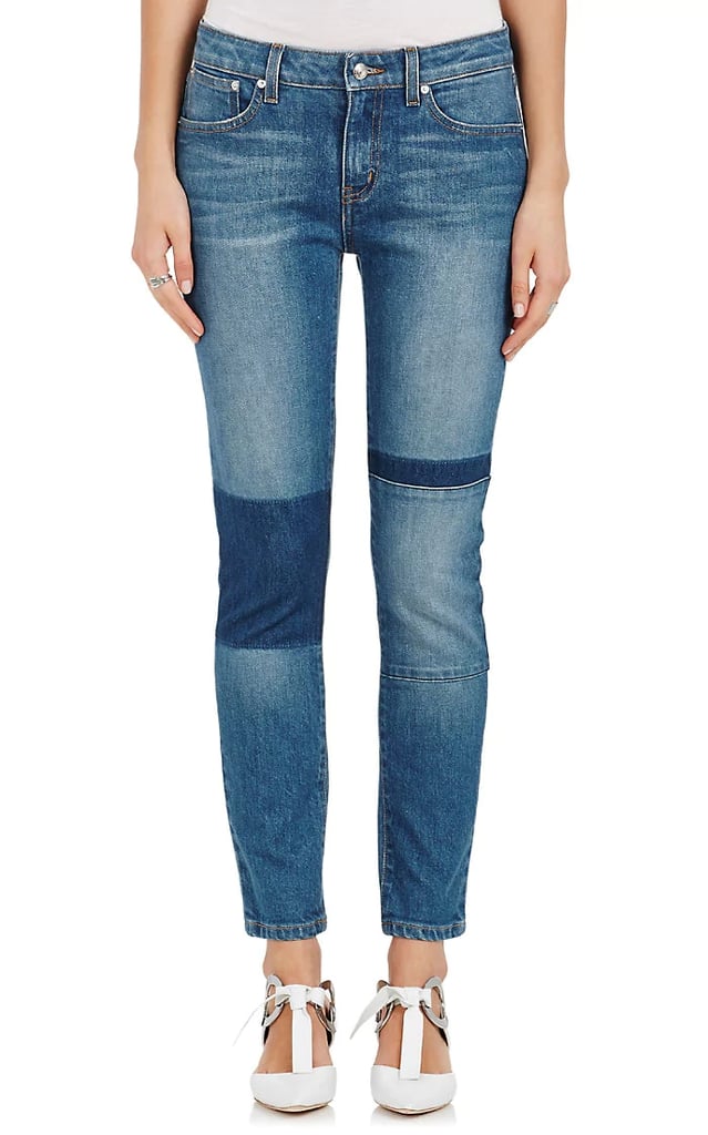 Gigi Hadid's Patchwork Jeans | POPSUGAR Fashion