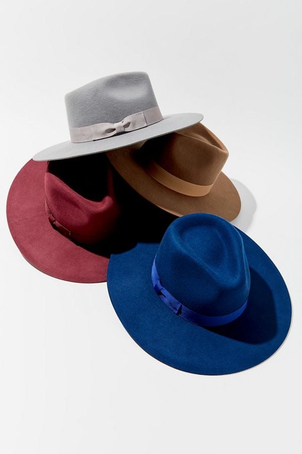 UO Flat Brim Felt Fedora Hat | Best 