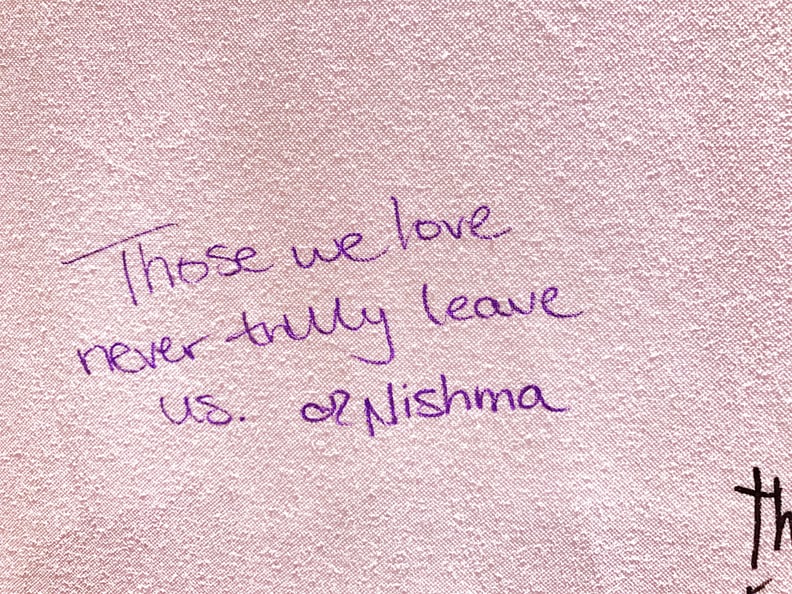 "Those we love never truly leave us."