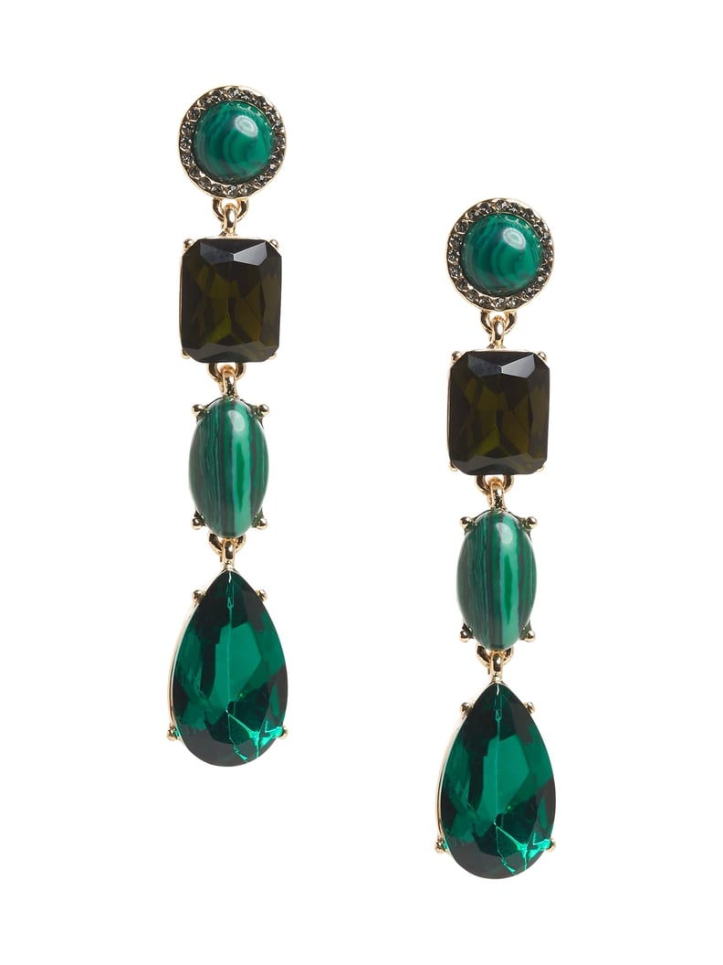 Banana Republic Linear Gemstone Earrings