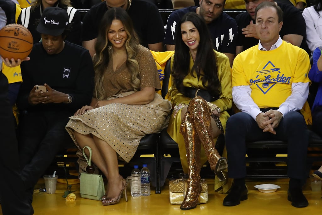 Beyoncé's Neutral Outfit at the NBA Finals 2019