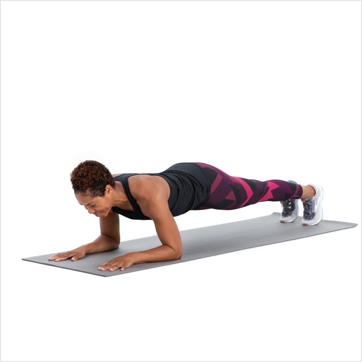 Elbow Plank 10Minute Core and Abs Workout POPSUGAR Fitness UK Photo 3