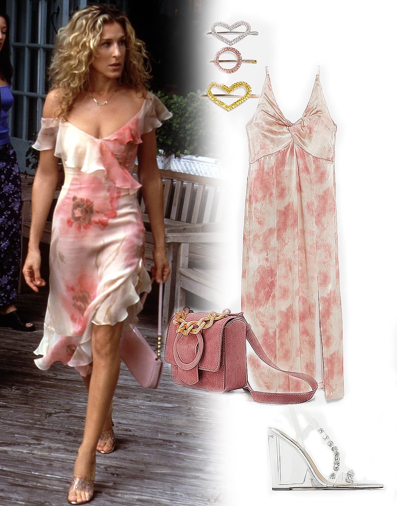 Carrie Bradshaw's Asymmetrical Floral Dress