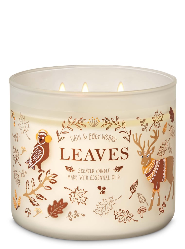 Bath and Body Works Leaves 3-Wick Candle