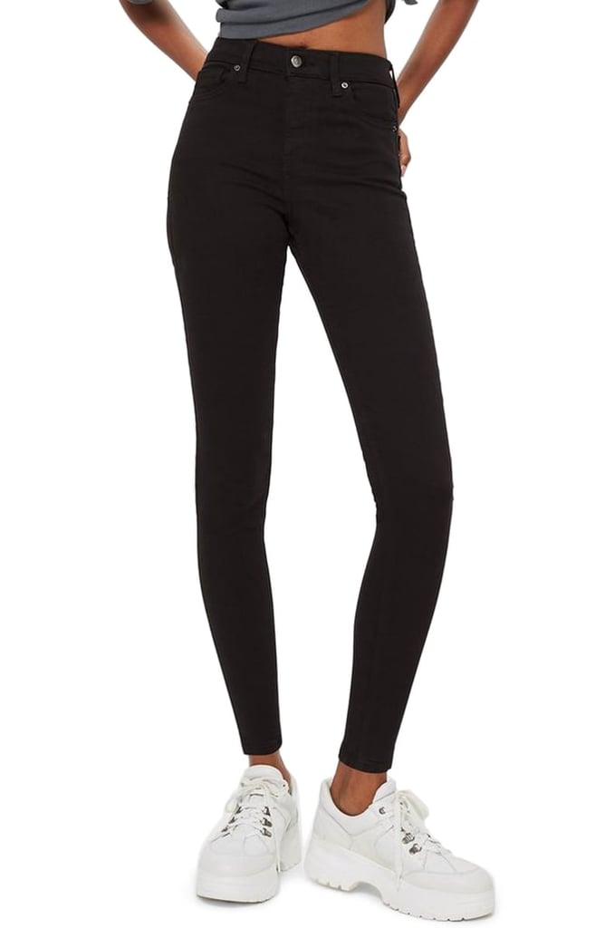 Topshop Moto Jamie High Waist Black Jeans