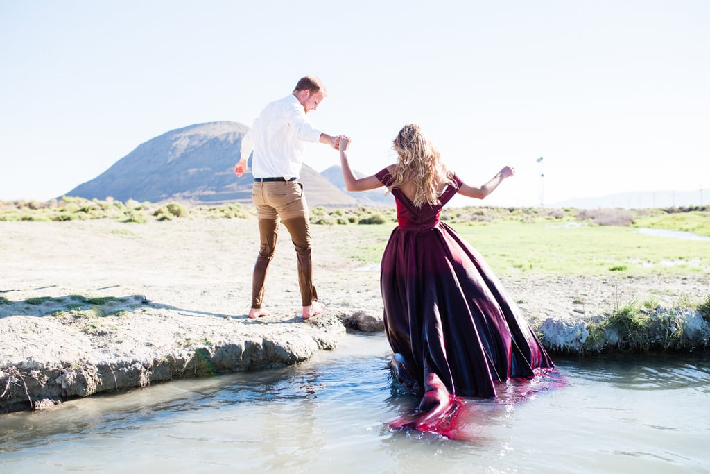 Sexy Desert Engagement Photo Shoot