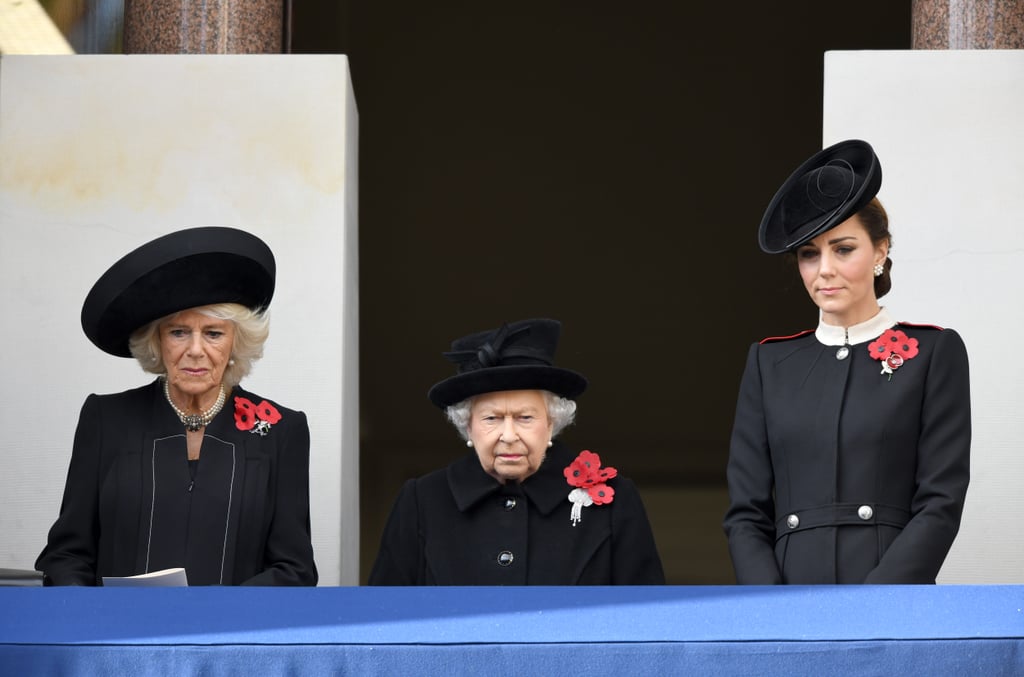 Royal Family at Remembrance Day Sunday Service 2018