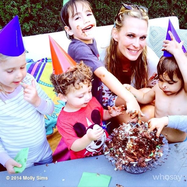 Molly Sims threw a party for Brooks Stuber's second birthday.
Source: Instagram user mollybsims