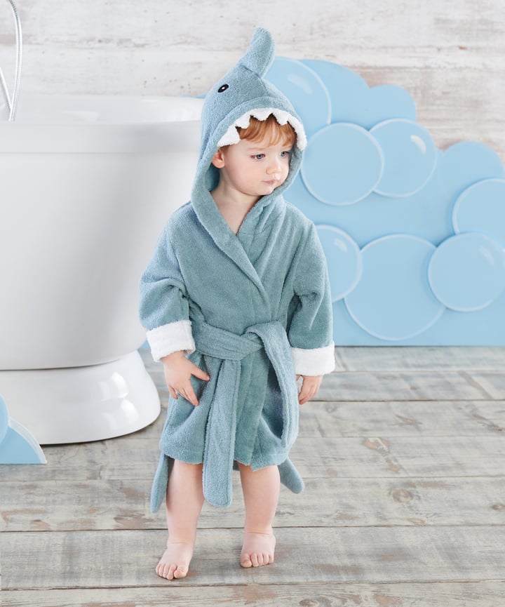 baby shark bath robe