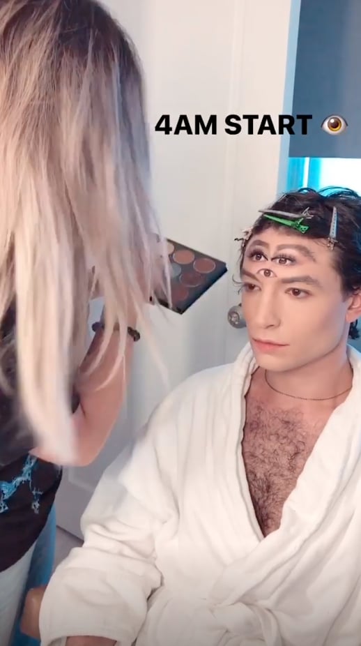 Ezra Miller Met Gala Makeup 2019