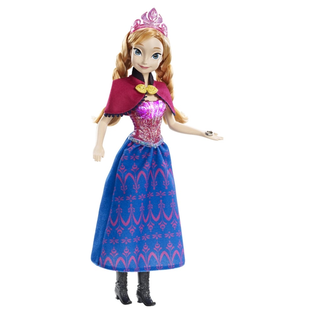 anna elsa dolls playing