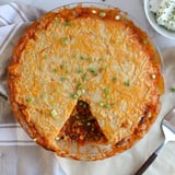 Turkey Chili Topped With Protein Cheddar Cornbread Recipe Turkey Chili Topped With Protein Cheddar Cornbread Recipe