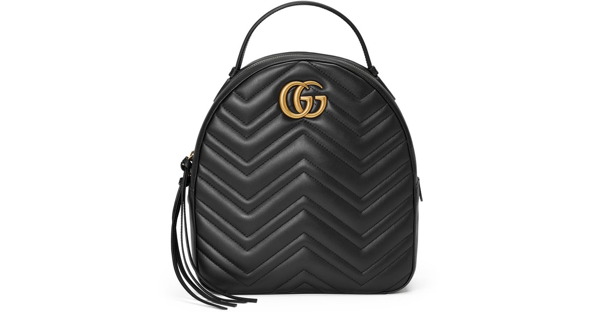 Gucci GG Marmont Quilted Leather Backpack | Cute Backpacks ...