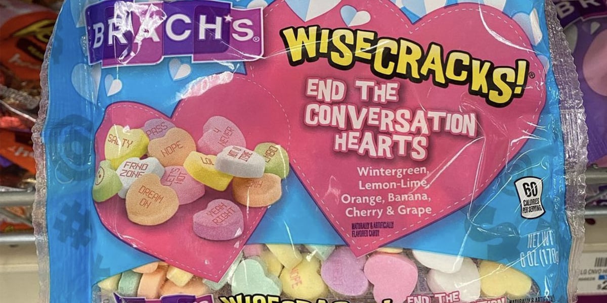 Brach's Wisecracks Conversation Hearts - 6 oz Bag