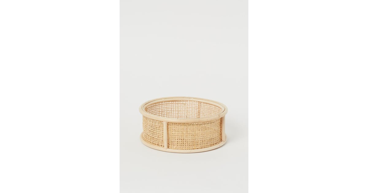 H&M Round Rattan Storage Basket Home Decor Under 50 POPSUGAR Home Photo 43