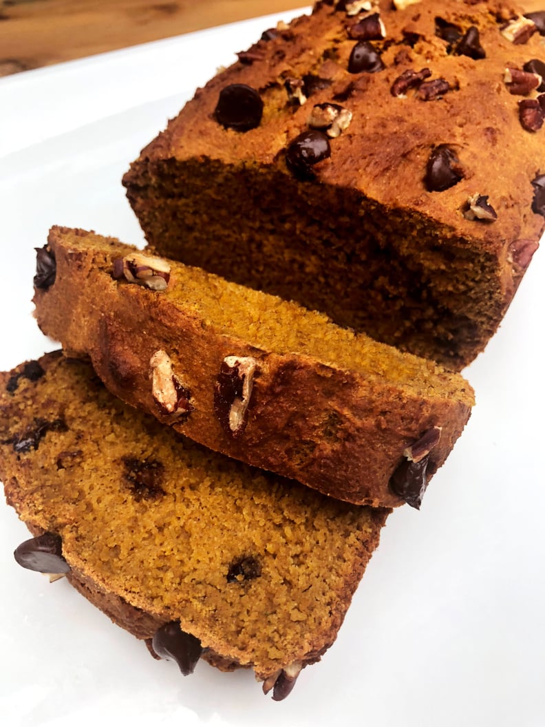 Chocolate Chip Protein-Packed Pumpkin Bread