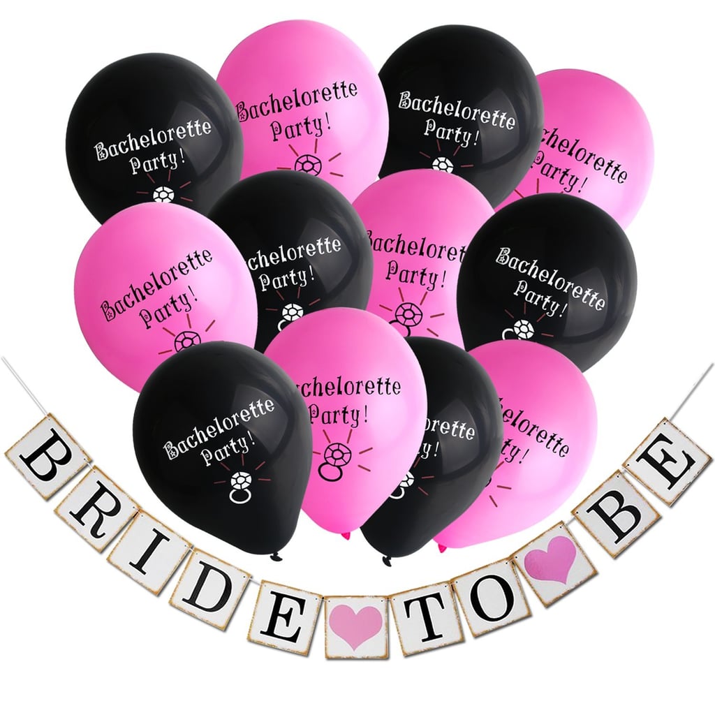 Garland With Set of 12 Bachelorette Party Balloons (11) Bachelorette