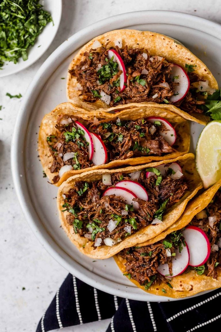 Slow-Cooker Barbacoa Beef Tacos