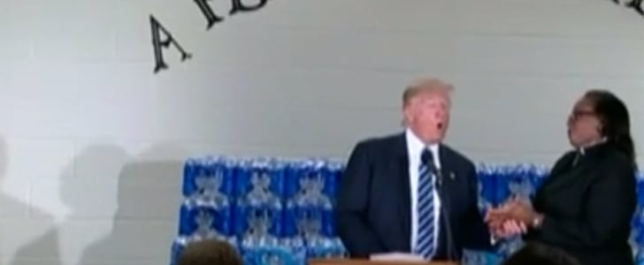 Pastor Interrupts Donald Trump in Flint, Michigan
