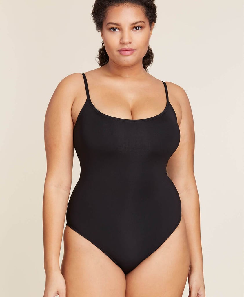 Andie The Amalfi ($95)
When in doubt, reach for a black one-piece swimsuit. This option is as classic as it gets, and we love everything about it. It can also be worn as a bodysuit and will help you feel your best at the beach.