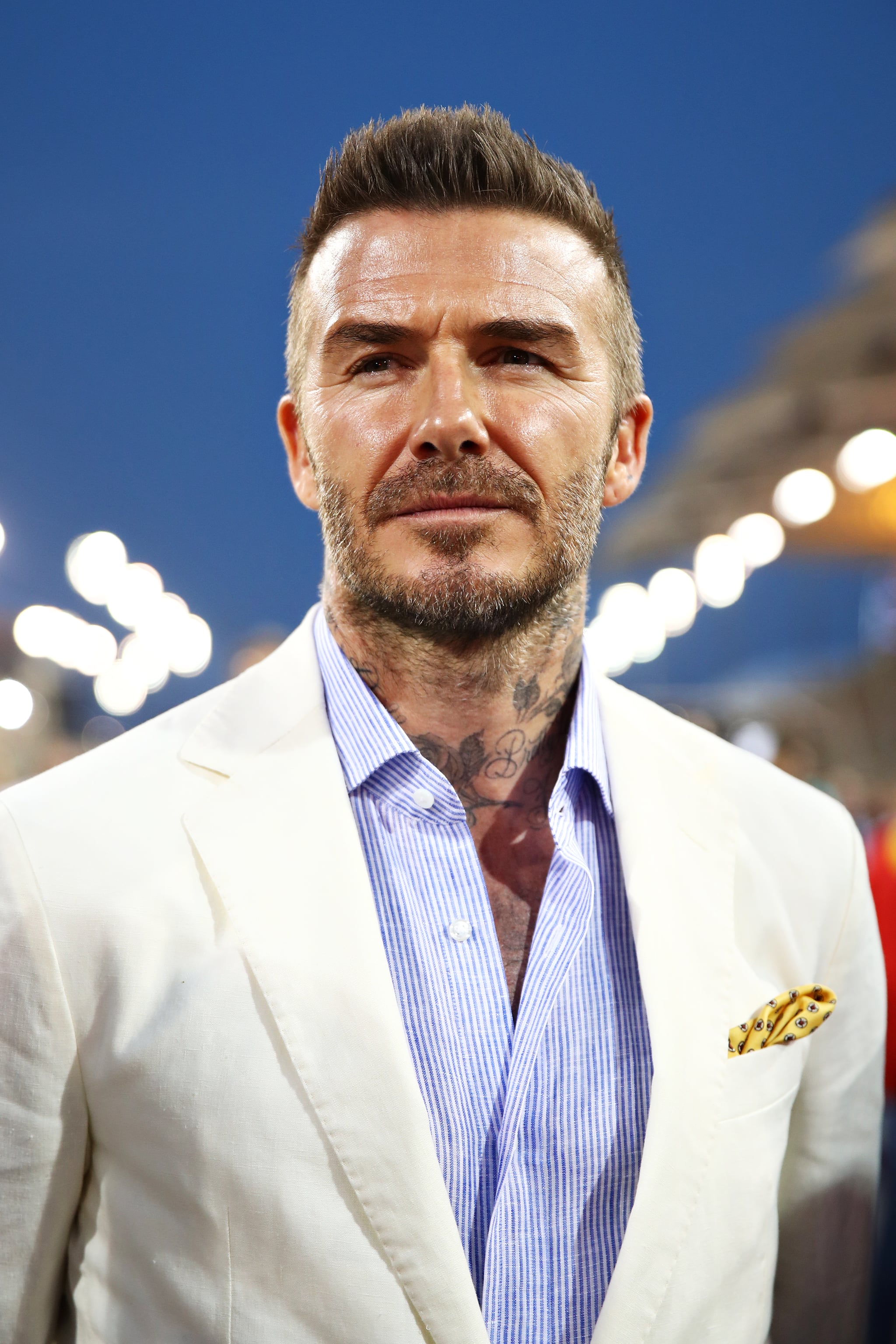 david beckham mustache