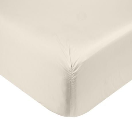 Nestwell Cotton Sateen 400-Thread-Count Queen Fitted Sheet