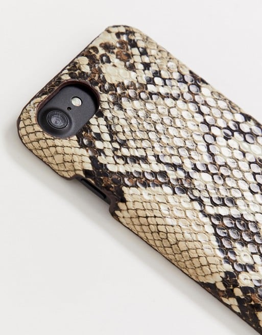My Accessories London Exclusive Natural Snakeskin iPhone X Case
