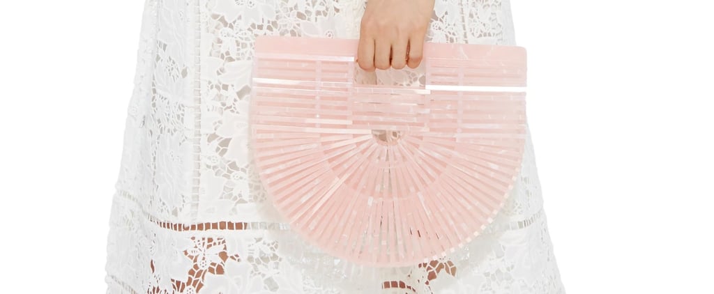 Cult Gaia Pink Basket Bag