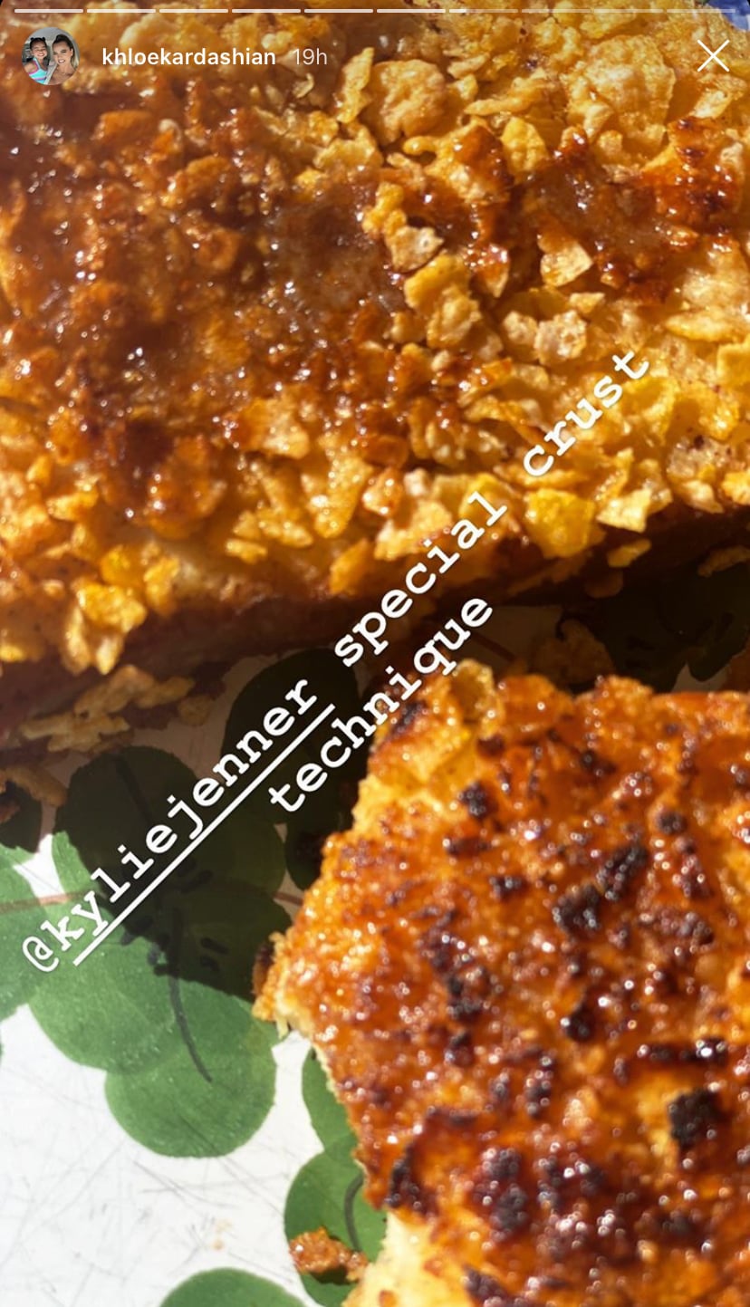 Kylie Jenner S Flakey French Toast Uses Frosted Flakes Popsugar Food
