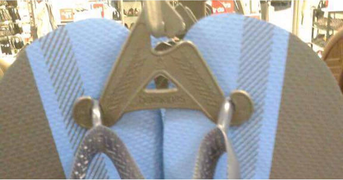 salmon colored flip flops