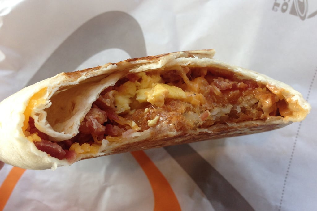 Bacon Am Crunchwrap Taco Bell Breakfast Review Popsugar Food Photo 4 9344