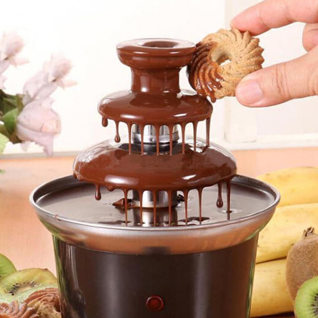 Three-Tier Chocolate Fountain Fondue Maker