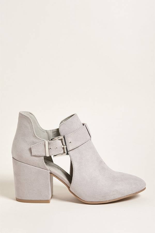 booties with buckles and straps
