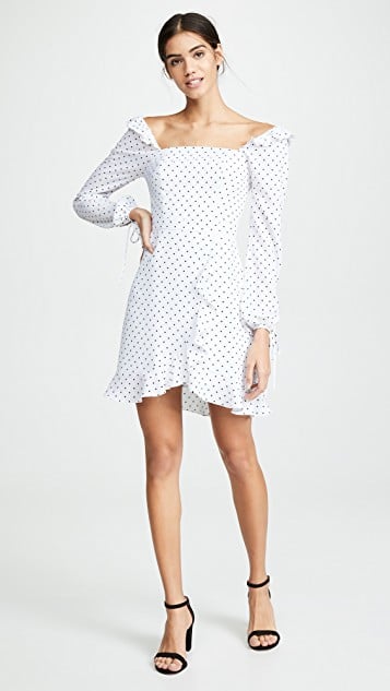 Ali Jay In Bloom Polka Dot Mini Dress Perfect For Petite